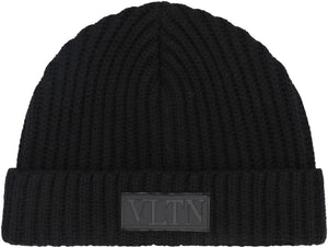 Valentino Garavani - Knitted virgin wool hat-1